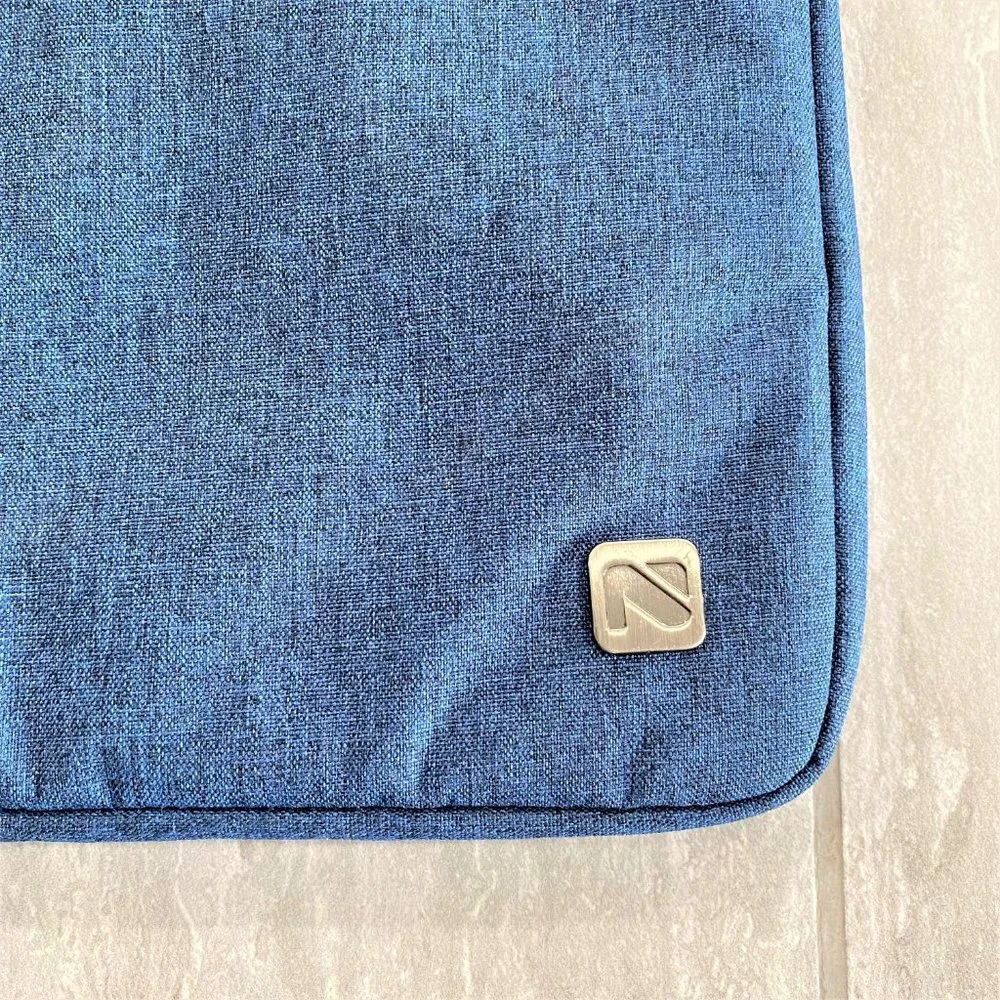NIDOO 15 Inch Water Resistant Laptop Sleeve Case Protective Computer Cover Blue